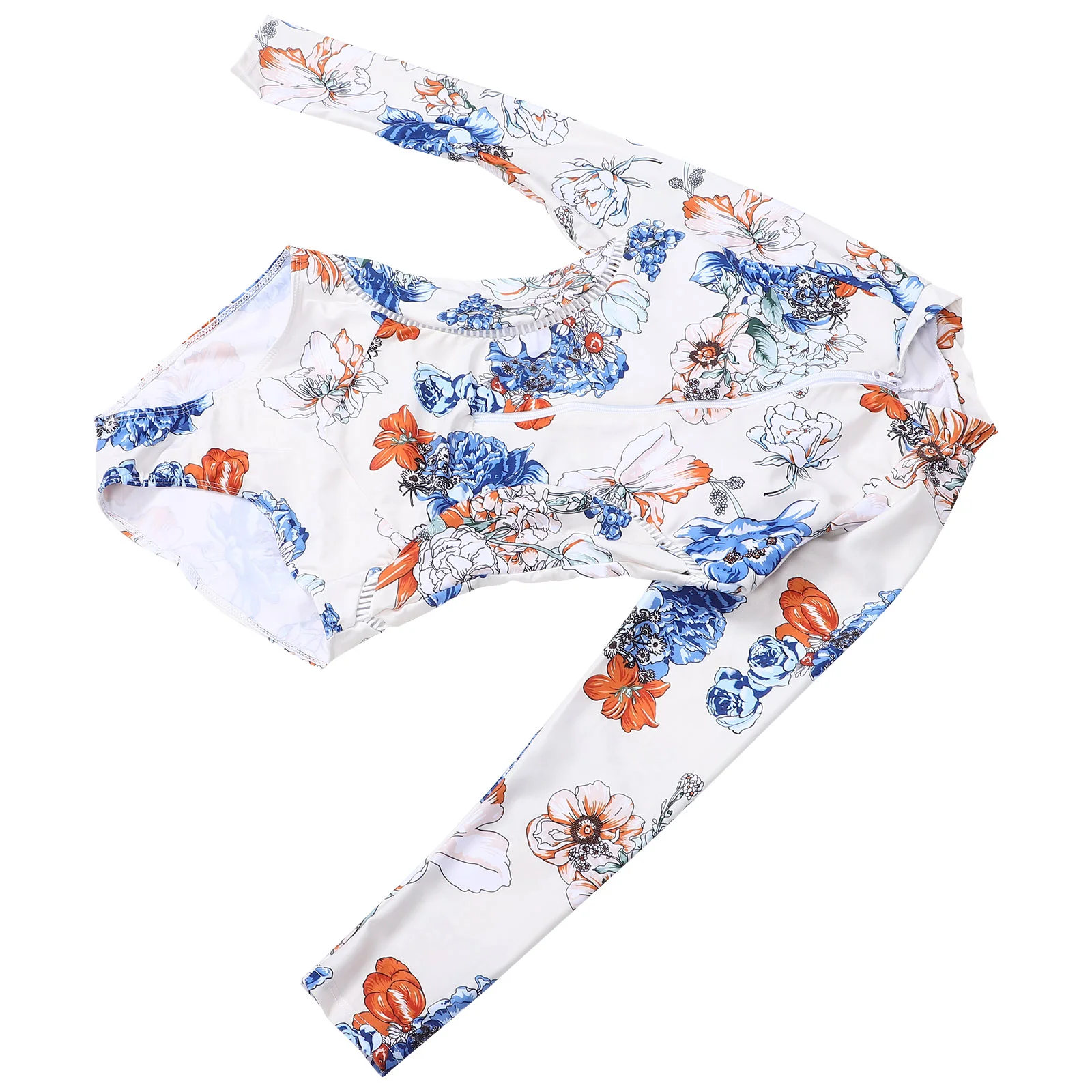 Costume Intero Costumi Da Bagno Manica Lunga Per Costumi Da Bagno Nylon Donna Mare