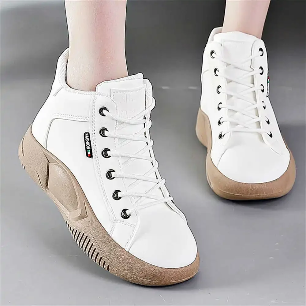 Aumenta L'Altezza Numero 36 Scarpe Sportive Da Donna Per Camminare Scarpe Da Ginnastica Alte Nere Stivali Di Grandi Dimensioni Outings Firmati Beskete