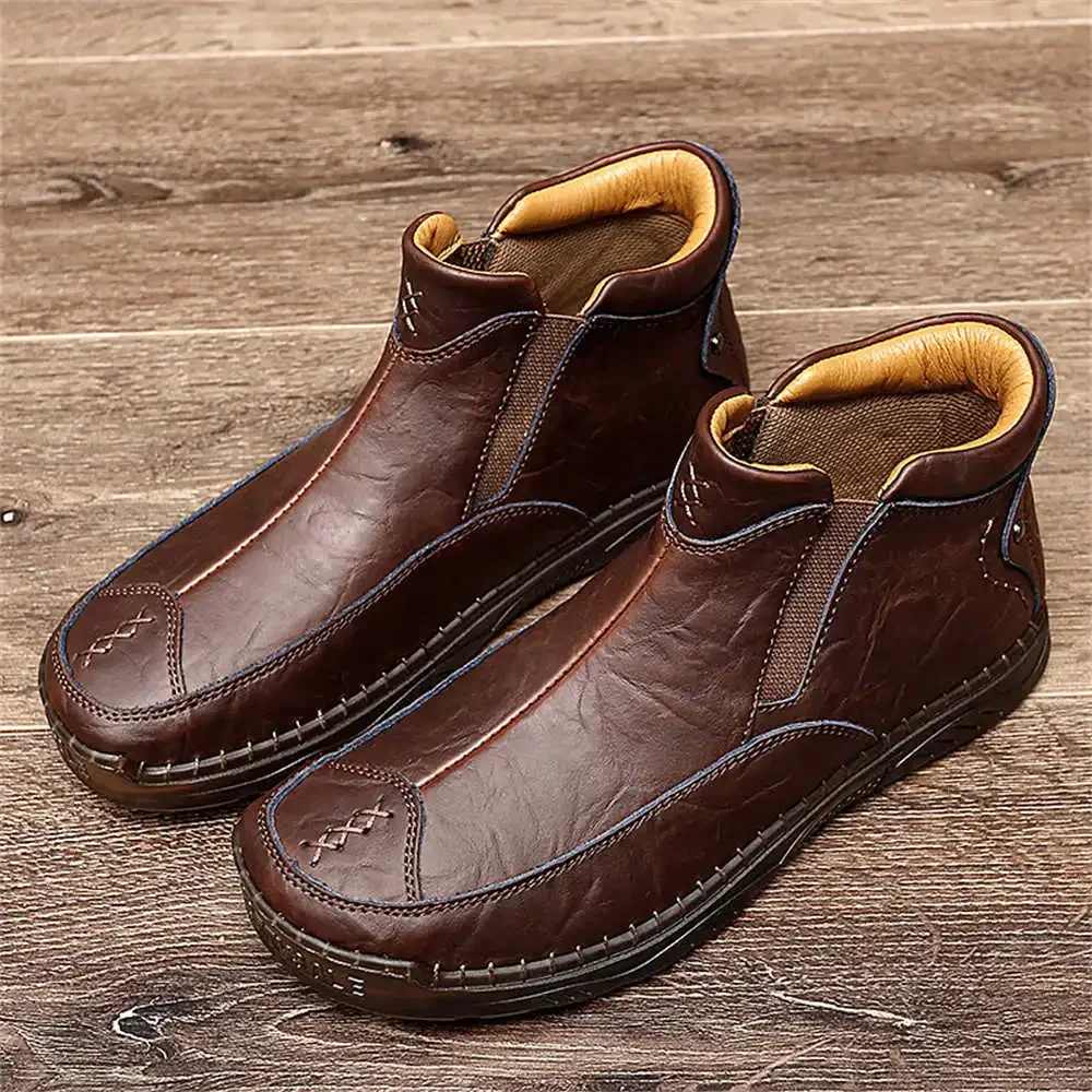 Non Slip Autunno Scarpe Vulcanise Da Uomo Sneakers Alte Rosse Stivaletti Marroni Sneakers Sportive Marchi Globali Beskete