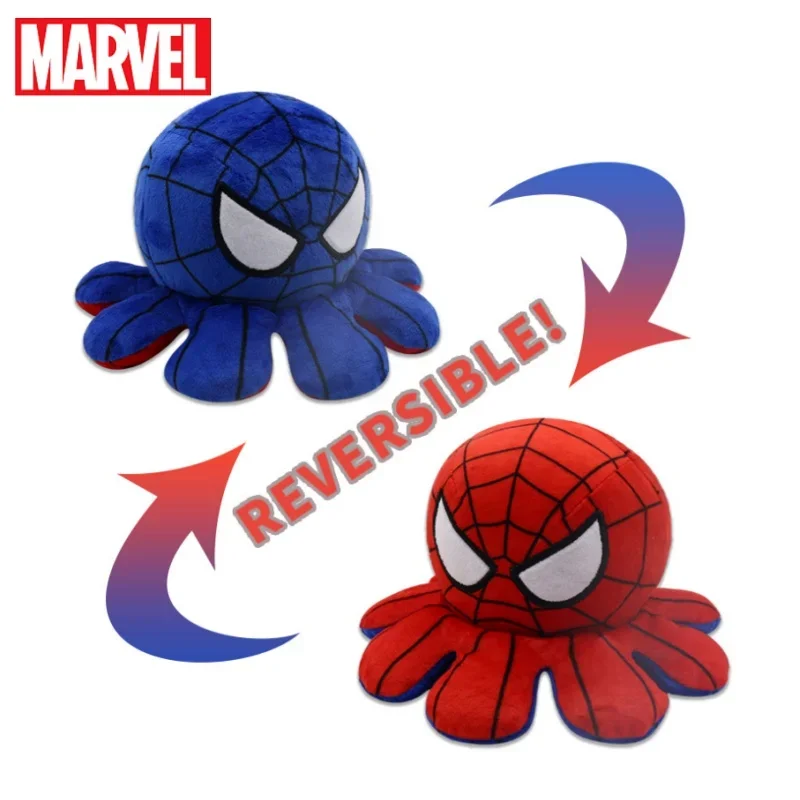 Hot Peluche Marvels Peluche Bambola Avengers Spiderman Octopus Cartoon Che Può Essere Capovolto Kid Divertente Compleanno Regalo Di Natale