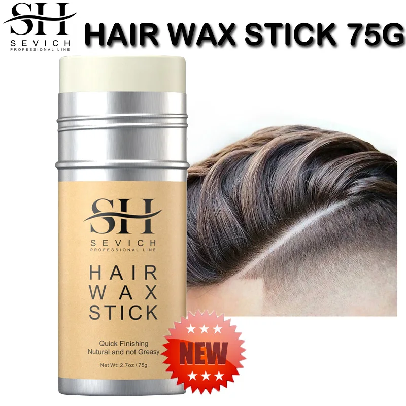 Sevich Unisex 75G Hair Wax Stick Long Lasting Crespo Fixed Hair Wax Stick Gel Cream Fluffy Hair Styling Wax Finishing Hair Crema