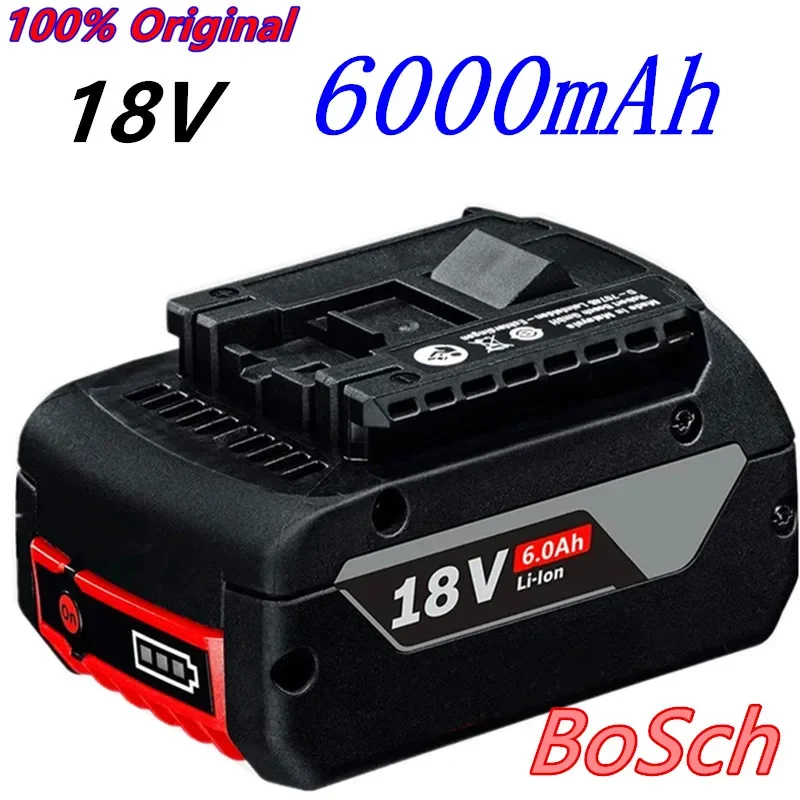 100% Batterie Originali 18V Fuir Bosch Gba 18V 6,0 Ah Lithium-Bat609 Bat610G Bat618 Bat618G 17618-01 + Ladegerasse