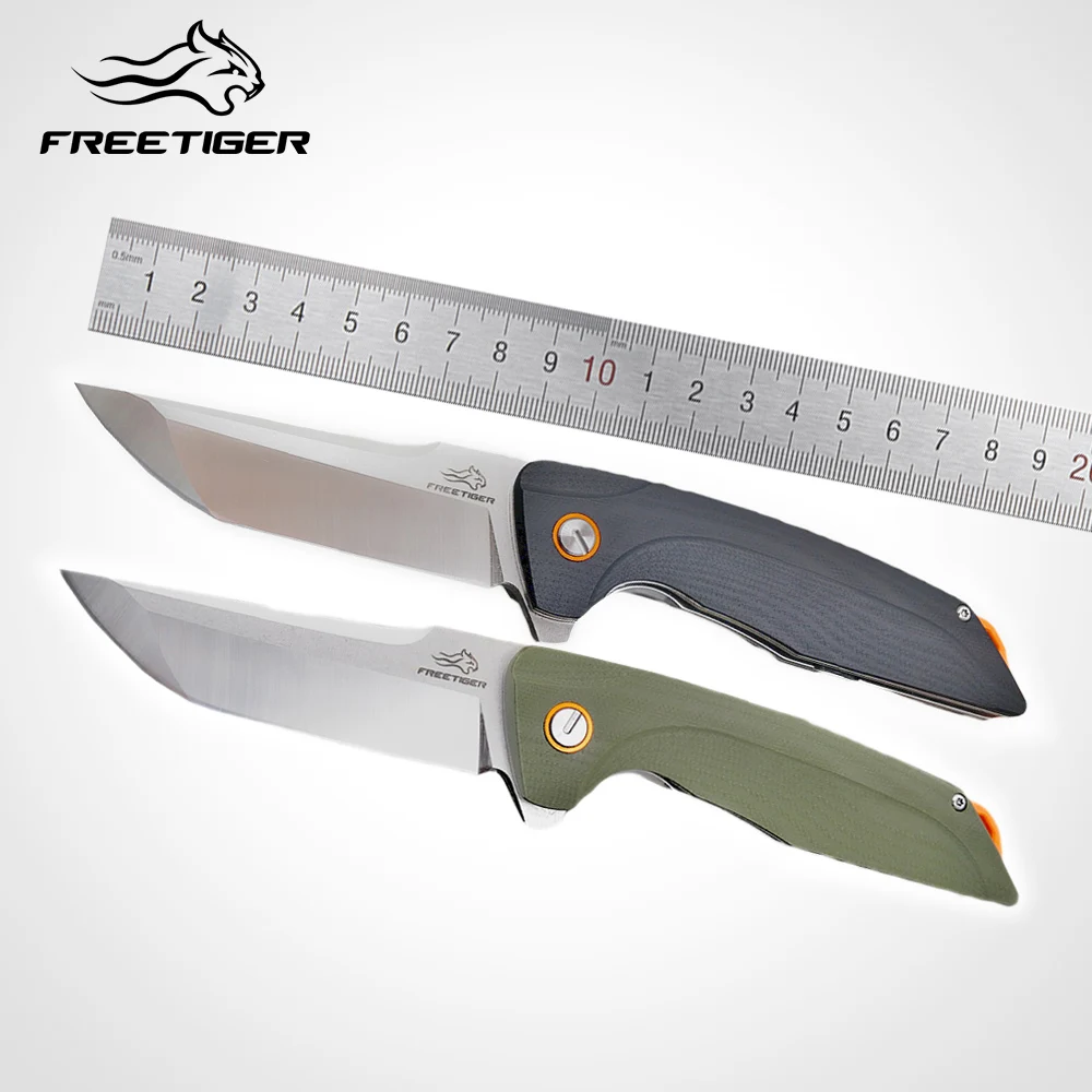 Coltello Pieghevole Freetiger D2 Steel G10 Hunting Multitool Survival Tactical Utility Edc Pocket Outdoor Camping Tools Coltelli