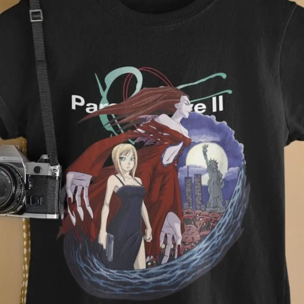 Parasit Eve Aya Brea Gaming T Shirt Retro Videogioco