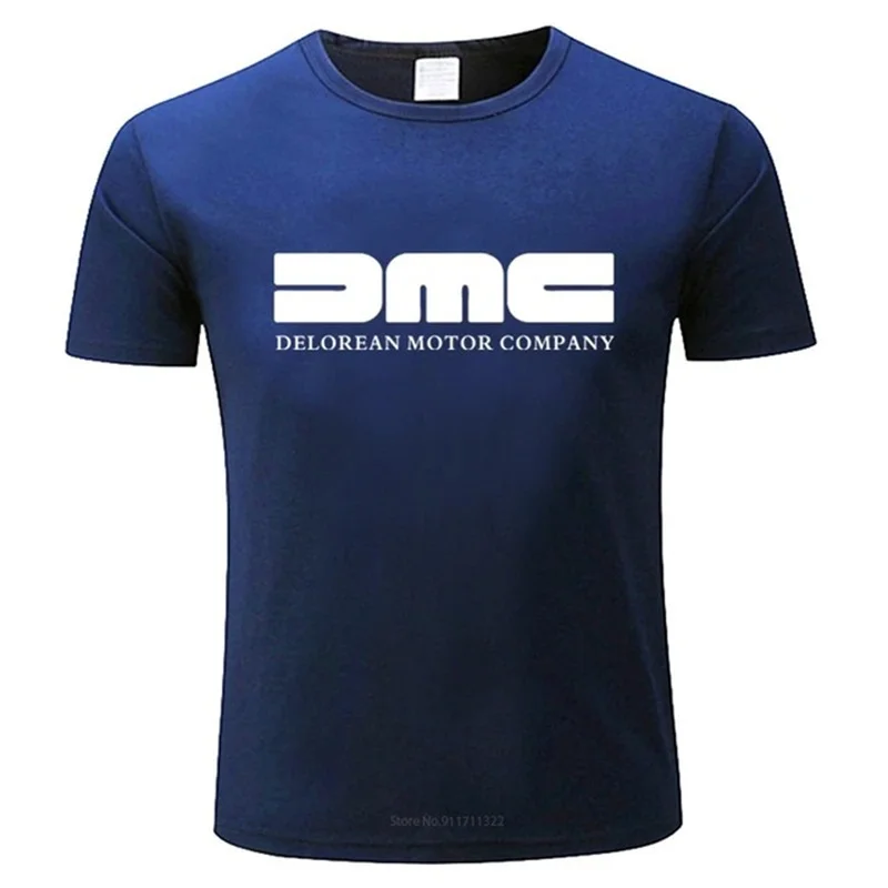 2024 Neue T-Shirt Herren Kurzarm Dmc Delorean Herren T-Shirt Zurruck In Die Zukunft Film Mode T-Shirt Herren Sommer Top
