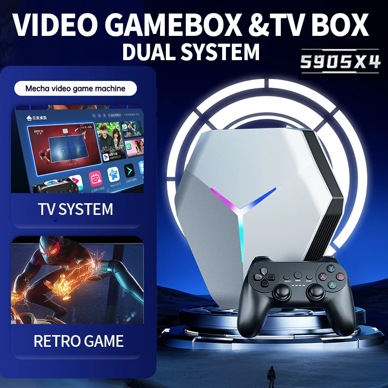 X10 Super Box Console Di Gioco/Tv Dual System Tv Box 5G Wifi Supporto 4K 8K Super Large Game 60 Simulator Home Entertainment Gift