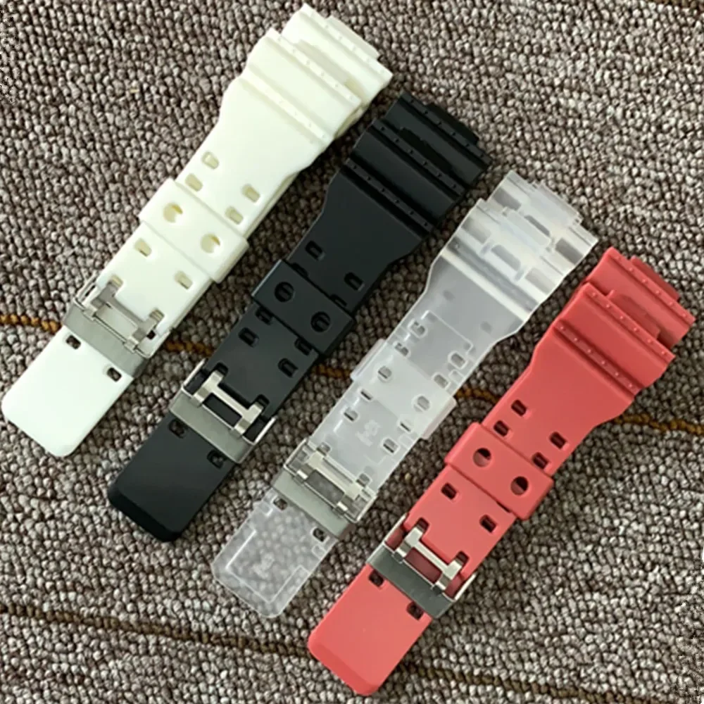 Cinturino Per Orologio Da 16Mm Per Cinturino Sportivo Casio G-Shock Per Cinturino In Resina Casio Smart Watch Per Ga-110Gb Ga-100 Gd120 Ga-700