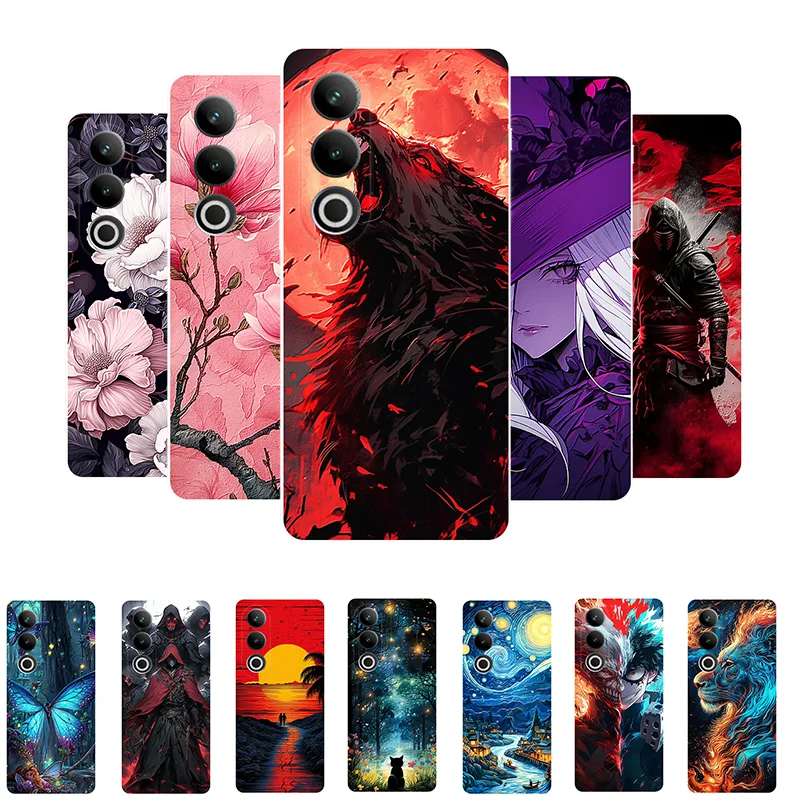 Per Oneplus Nord Ce 4 Custodia Flowers Wolf Soft Tpu Cover In Silicone Per One Plus Nord Ce 4 Coque Nord Ce4 Antiurto Fundas
