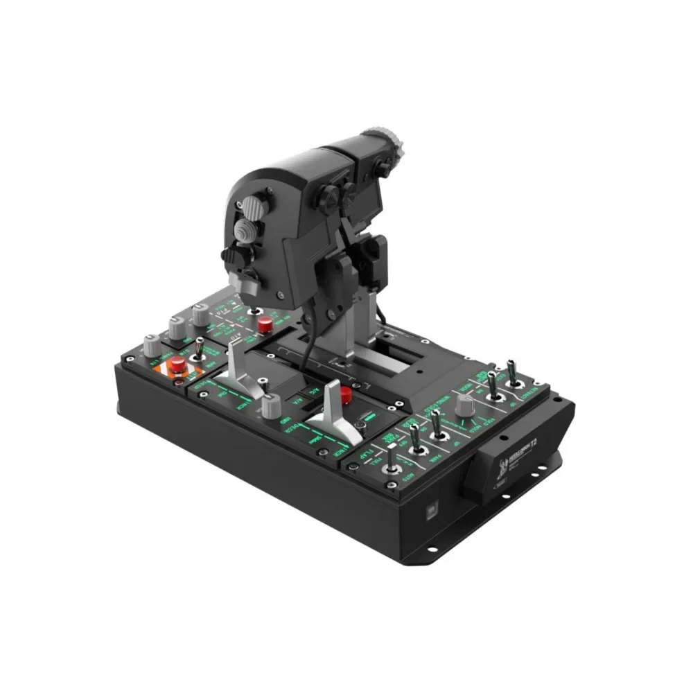 Yisheng Orion 2 15E Set Di Acceleratore Di Volo Simulato Dcs Msfs Base Dell'Acceleratore X-Plane + Testa Dell'Asta Dell'Acceleratore In Metallo 15E