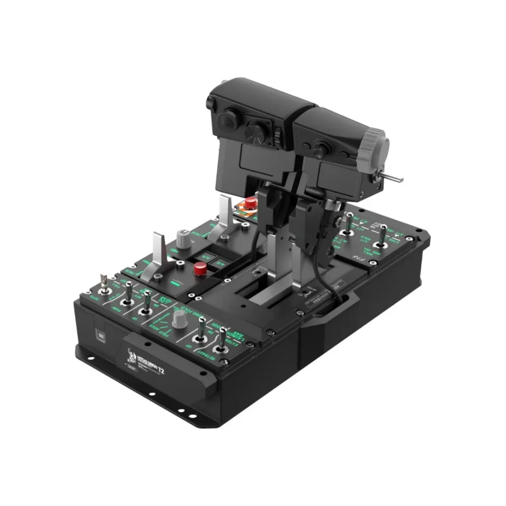 Yisheng Orion 2 15Ex Set Di Acceleratore Di Volo Simulato Dcs Msfs Base Dell'Acceleratore X-Plane + Testa Dell'Asta Dell'Acceleratore In Metallo 15Ex
