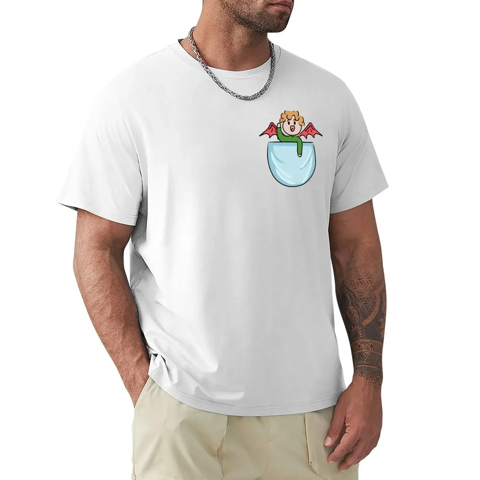Pocket Simon T-Shirt Customizeds Sweat Heavyweight T-Shirt Per Uomo