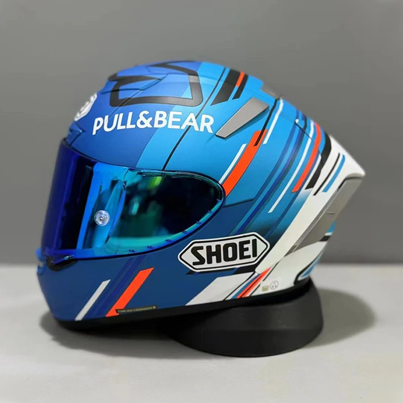 Moto Helme Full Face Shoei X14 Blue Gold Ant X-Sprit 3 Red Motocross Racing Moto Casco Da Equitazione Casco De Motocicleta