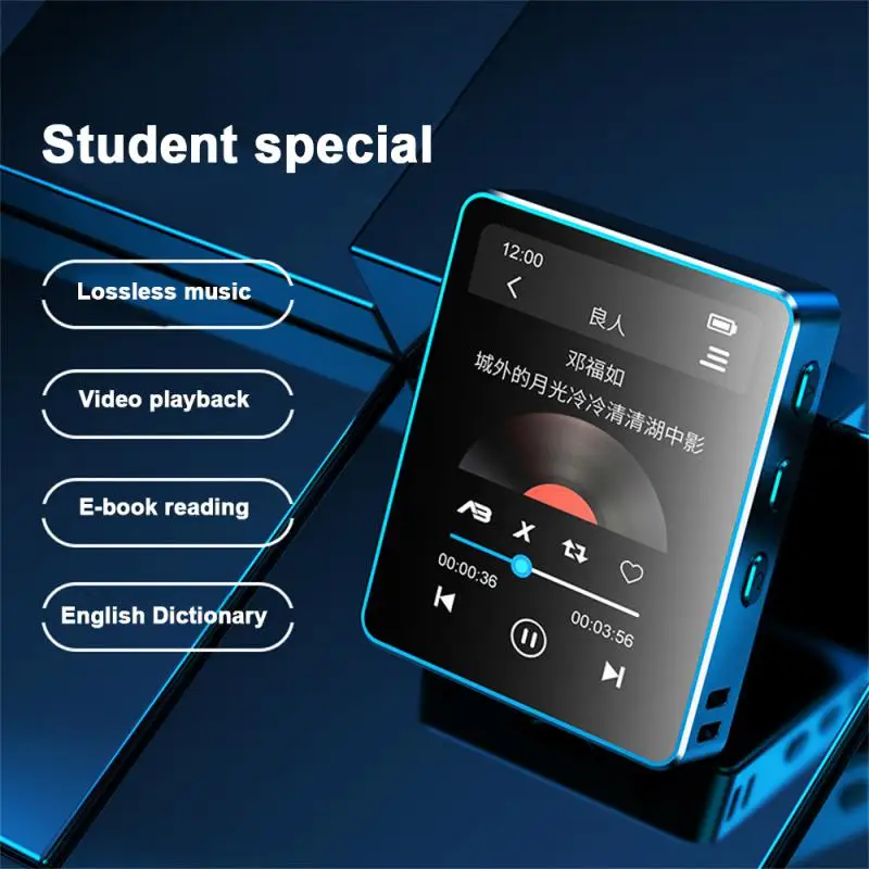 5.0 Lossless Music Mp3 Player Walkman Mp3 Mp4 Lettura Automatica Ad Alta Voce Mini-Game 2.5 Pollici Mp5 E-Book Lettore Video