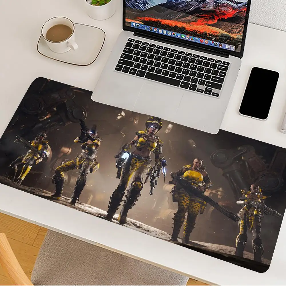 Mouse Pad Large Non-Slip Desk Pad Mouse Pad  Pu Necromunda High-End Quality Light Luxury Desk Pad Valorant