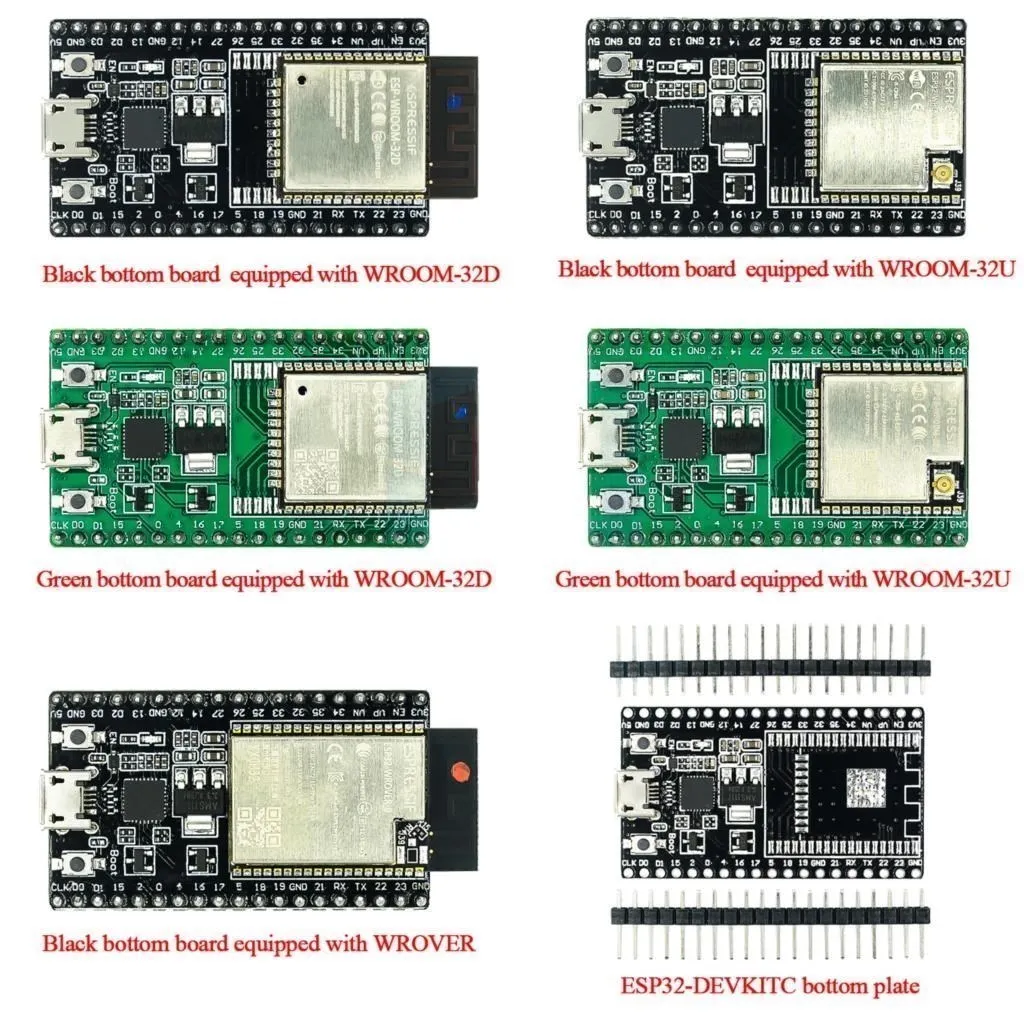 Scheda Di Sviluppo Esp32-Devkitc Esp-Wroom-32D Esp-Wroom-32U Wifi + Modulo Wireless Compatibile Con Bluetooth Iot Nodemcu-32 Esp32