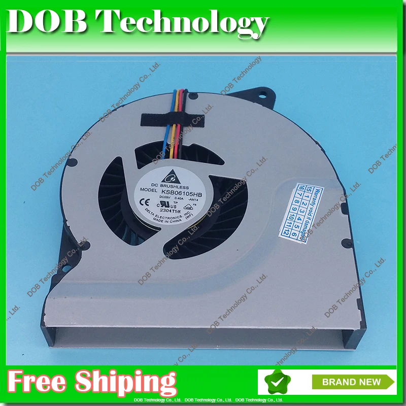 Nuova Cpu Cooling Fan Fit For Asus N53Jf N53 N73 N73Jn Serie Di Laptop/Notebook Ksb06105Hb-Pin Fan