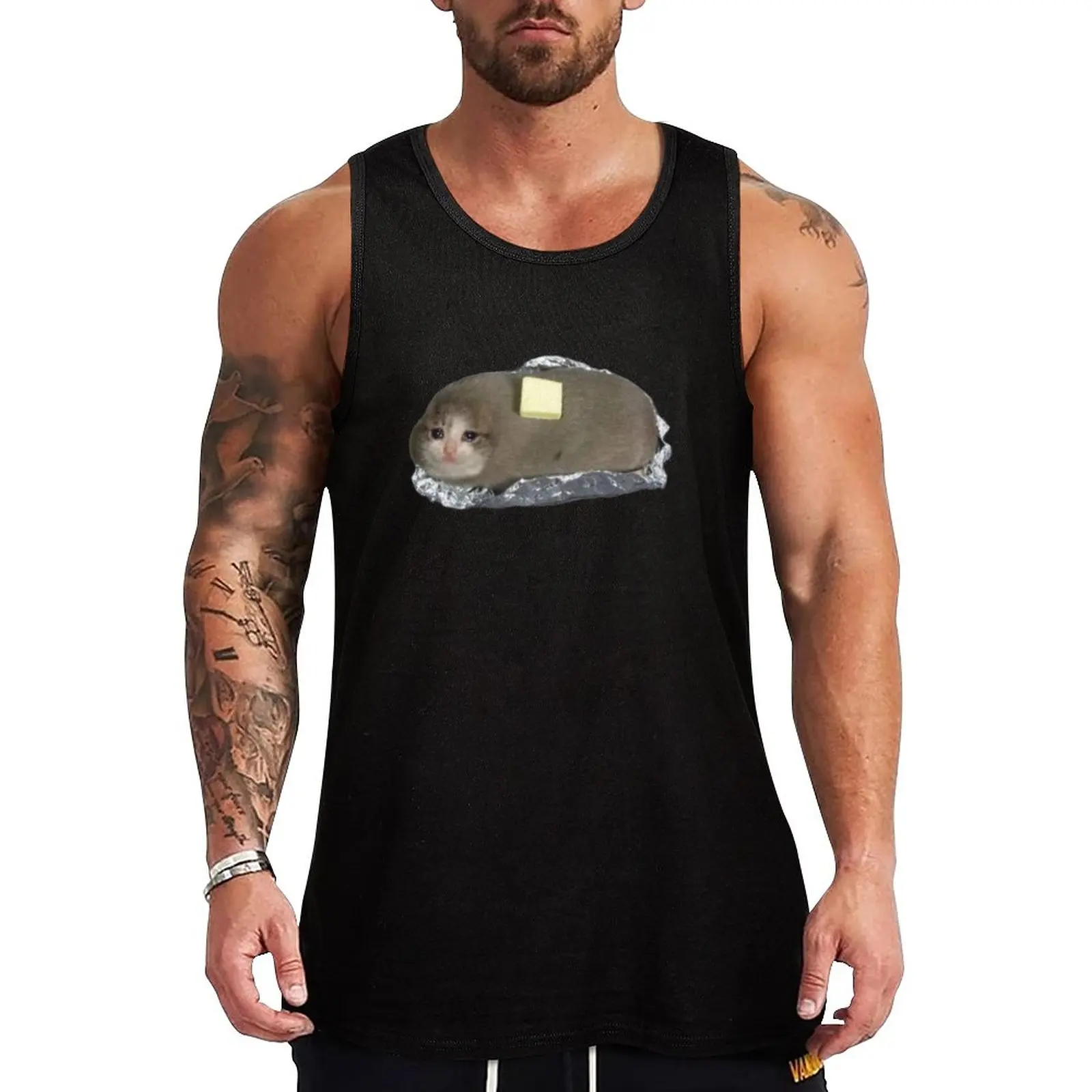 New Hot Potato Tank Top Muscle Man Summer 2023 Man Vest Mens Gym Clothes
