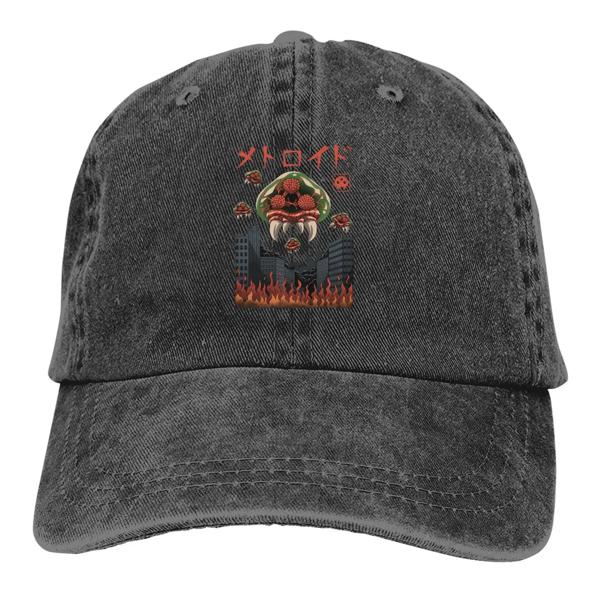 Berretto Da Baseball Da Uomo Lavato Antiparassitario Kaiju Trucker Snapback Cappellini Da Cowboy Cappello Da Papà Cappelli Da Golf Super Metroid