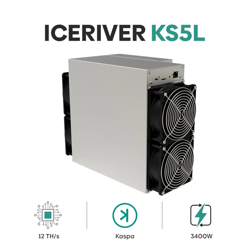 100% Best Deal 2024 Iceriver Ks5L Kaspa Miner (12Th)