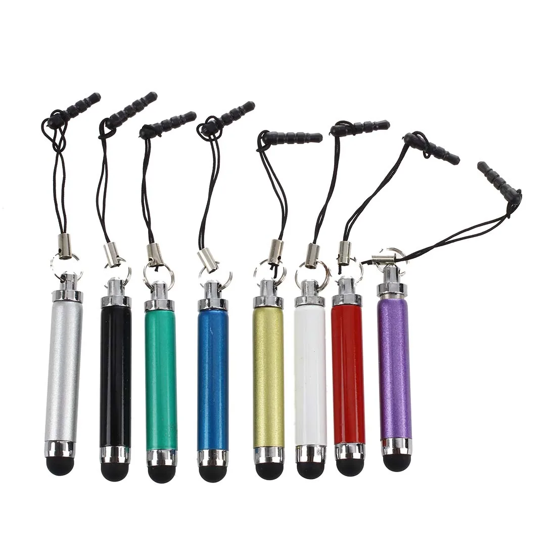 8 Mini Penna Stilo Touch Screen In Metallo Per Tablet Pc Ipad?Iphone?