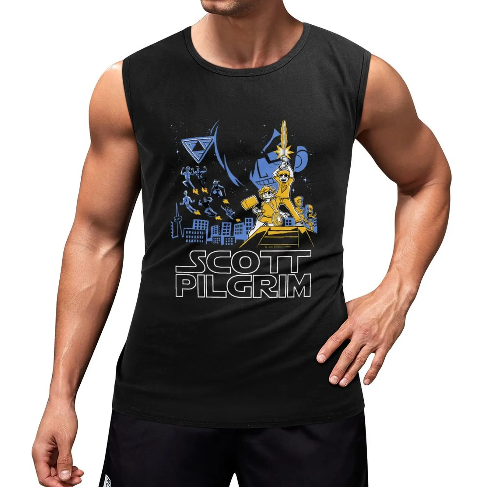 Nuovo Non Così Lungo Ago Canotta Senza Maniche Giacche Bodybuilding Camicia Uomo Palestra