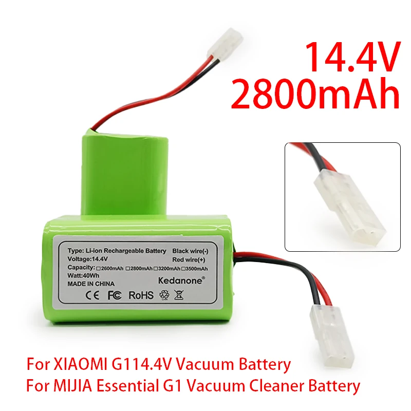 Il Nuovo Pacco Batteria Agli Ioni Di Litio 14.4V 2800 Mh18650 Xiaomi Mi Robot Aspirapolvere Mjstg1 Robot Aspirapolvere Aicherish