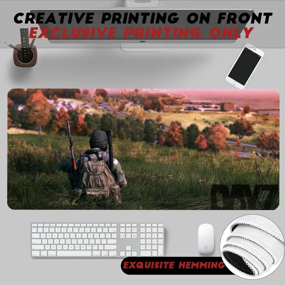 Hot Survival Video Cool Game D-Dayz Mouse Pad Non-Slip Rubber Edge Locking Mousepads Game Play Mats For Notebook Pc Computer