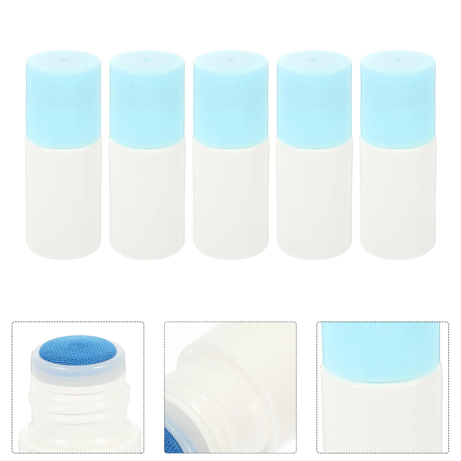 Flacone Liquido Con Testa In Spugna Da 10 Pezzi Flaconi Secondari Riutilizzabili Contenitori Deodoranti Vuoti Piccola Lozione Da Viaggio Roll-On Ester