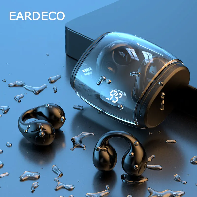 Eardeco Earclip Style Tws Cuffie Wireless Cuffie Bluetooth Stereo Bass Auricolari Bluetooth Cuffie Sportive Vivavoce