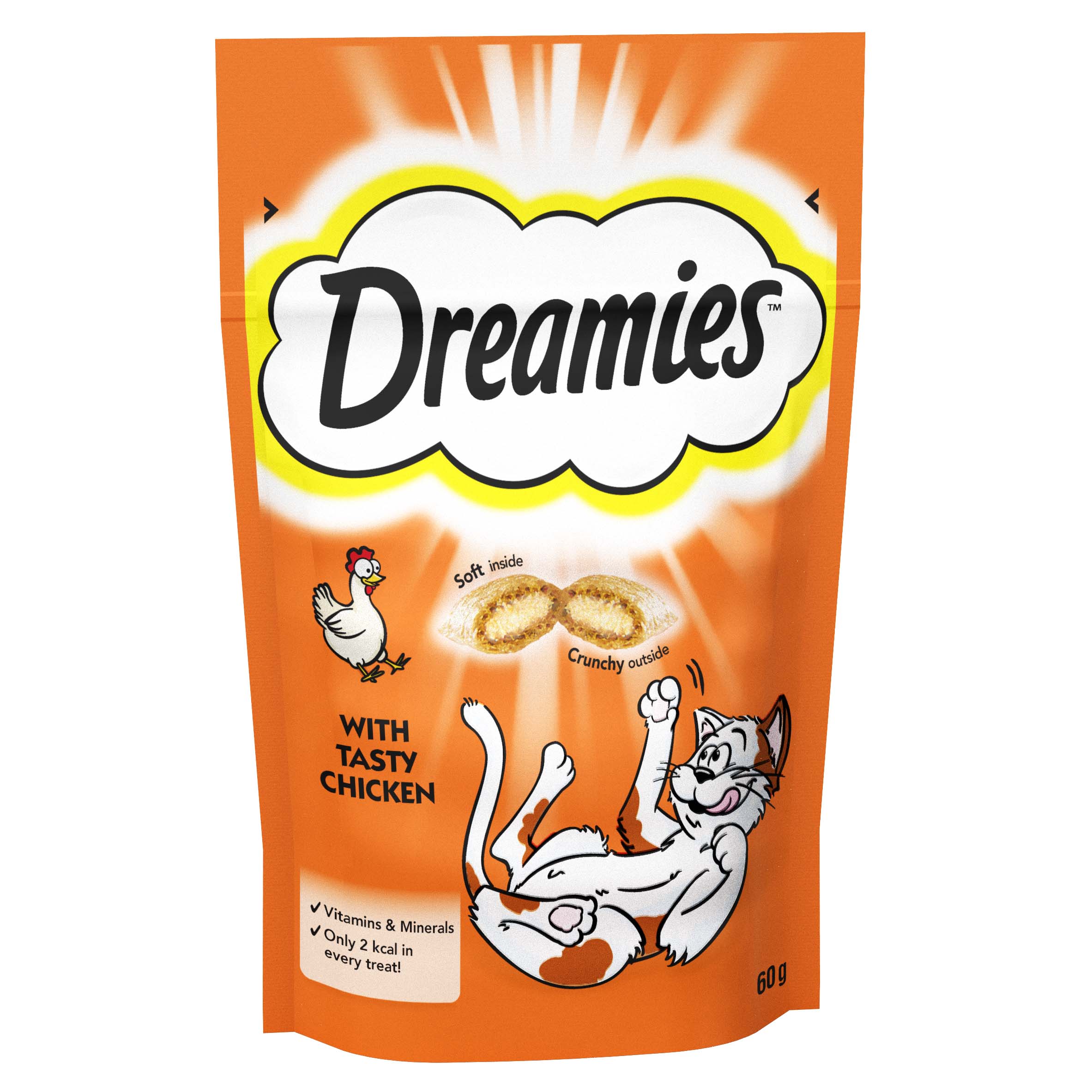 200g Chicken Big Pack Dreamies Cat Treats