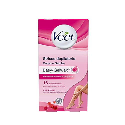 Veet Strisce Depilatorie Corpo Hair Minimizer 16Pz.Pelli Normali