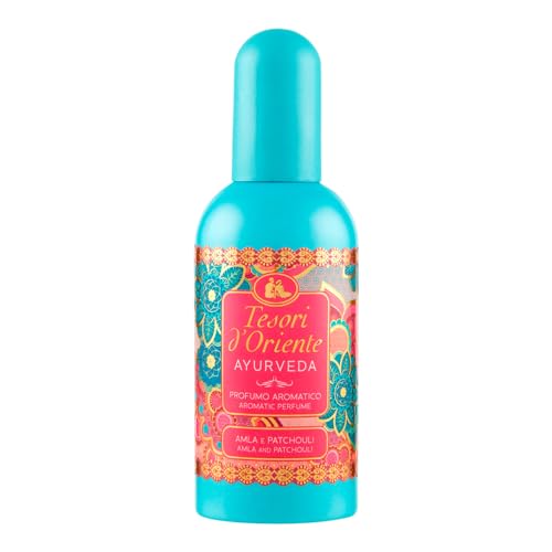 Tesori D'Oriente - Profumo Aromatico Ayurveda, Dalla Fragranza Fresca E Floreale, Note Di Bergamotto, Iris E Ambra, 100Ml
