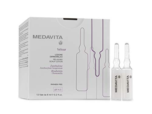 Medavita Velour - Lozione Dermorelax, 12 Fiale Da 6 Ml