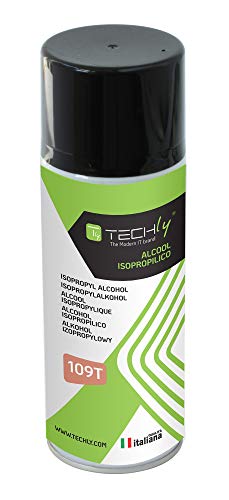 Techly 361346 Bomboletta Spray Di Alcool Isopropilico Trasparente