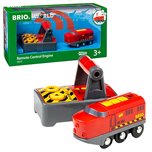 Brio 33213 Locomotiva Telecomandata, Brio Treni-Vagoni-Veicoli, Giochi Per Bambini, Età Raccomandata 3+, Compatibile Con Tutti I Prodotti Brio