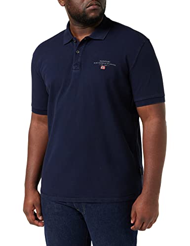 Napapijri Napapjiri Elbas Ss 4 Polo, Blu Marine, Xl Uomo