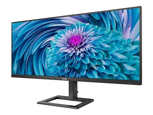 Philips 346E2Lae Monitor Gaming 34" Uwqhd Flat, 21:9 Con Usb-C, 3440*1440, Amd Fresync, 100Hz, 1Ms, 300Cd/M2, Display Port, Hdmi 2.0, Hub Usb, Speaker