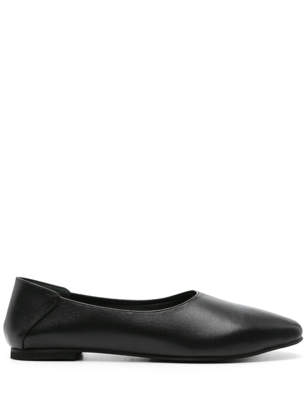 Manu Atelier Manu leather ballerina shoes - Nero