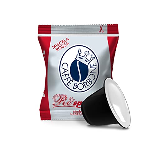Caffe Borbone 50 Capsule Compatibili Nespresso Miscela Rossa - Respresso