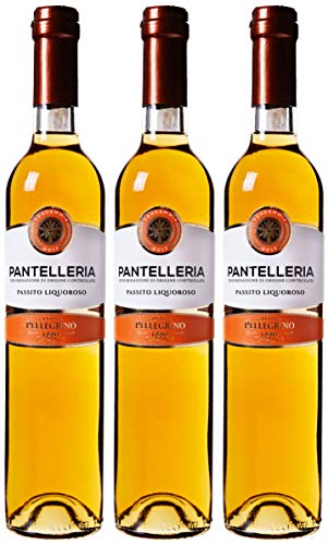 Pellegrino Vino Passito Pantelleria, Confezione Da 3 X 500 Ml