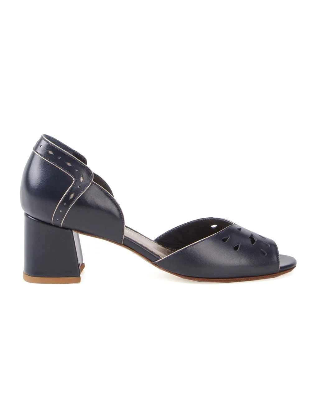 Sarah Chofakian chunky heel sandals - Blu