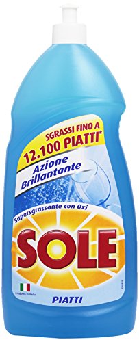 Sole Detersivo Piatti Liquido, Azione Brillantante, 1.1 L