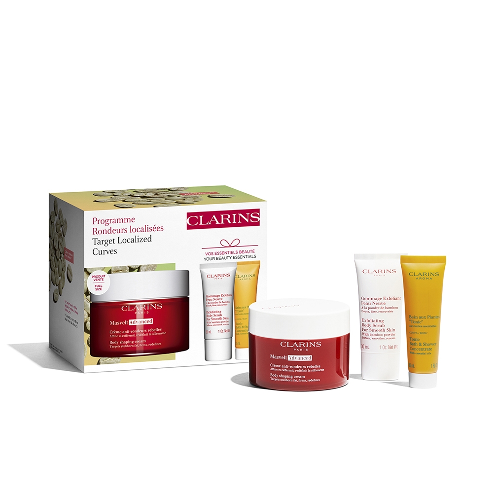 Programme Roundeurs Localisées Crema modellante 200ml+Scrub Corpo 30ml+Bagnodoccia 30ml Clarins