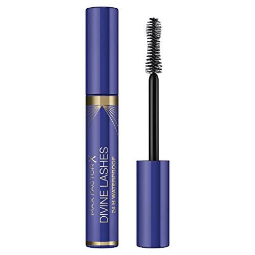 Max Factor Mascara Waterproof Volumizzante Divine Lashes Con Applicatore Ultra Morbido, A Lunga Durata