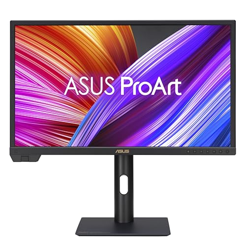 Asus Proart Display Pa24Us Monitor Professionale Da 24” Pollici (23,6), Fast Ips, 4K Uhd (3840X2160), Hdr-10 Hlg, 99% Adobe Rgb, 95% Dci-P3 Δe<1, 12G-