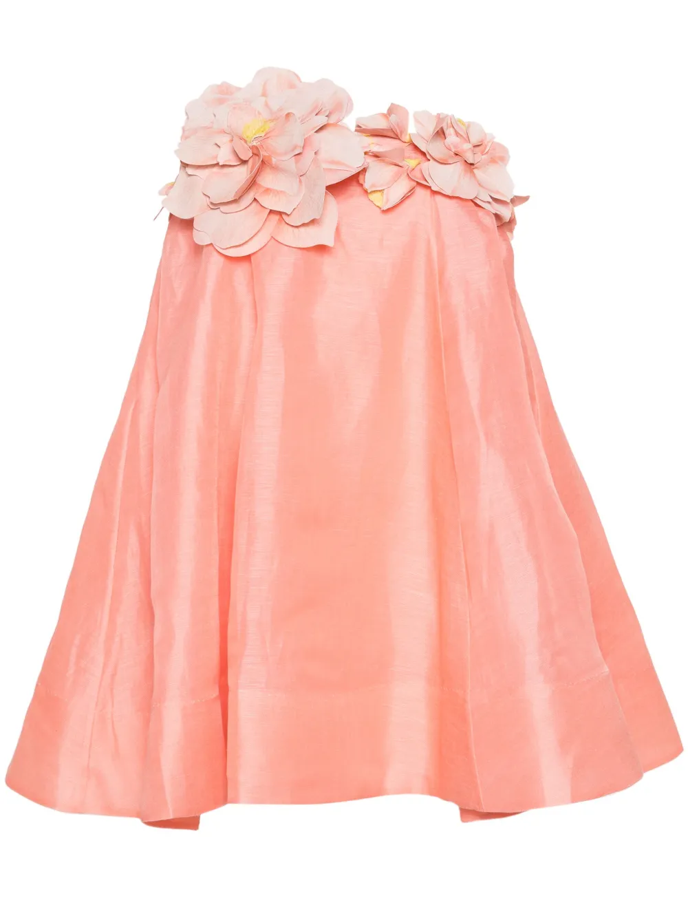 ZIMMERMANN Natura strapless mini dress - Rosa