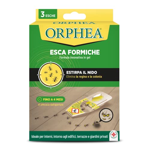 Orphea, Esca Per Formiche, Con Formula Innovativa In Gel, Estirpa Il Nido E La Colonia, Ideale Per Interni, Edifici E Terrazzi, Efficacia 4 Mesi