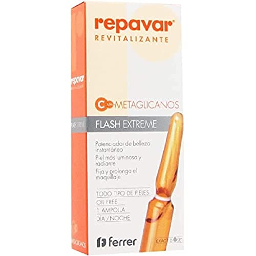 Repavar Rivitalizzante - Siero Metaglicano Flash Extreme - Effetto Tensore Immediato - A Base Di Vitamina C - Pelle Luminosa E Radiosa - Fissa Il Truc