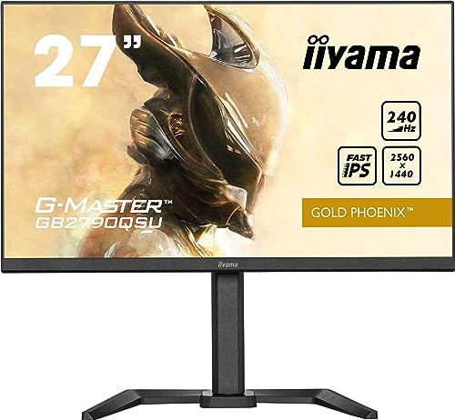 Schermo Pc Gamer - Iiyama - Gb2790Qsu-B5 - 27 Ips Wqhd 2560 X 1440 - 1 Ms - 240 Hz - Hdmi Dp - Piedino Regolabile In Altezza