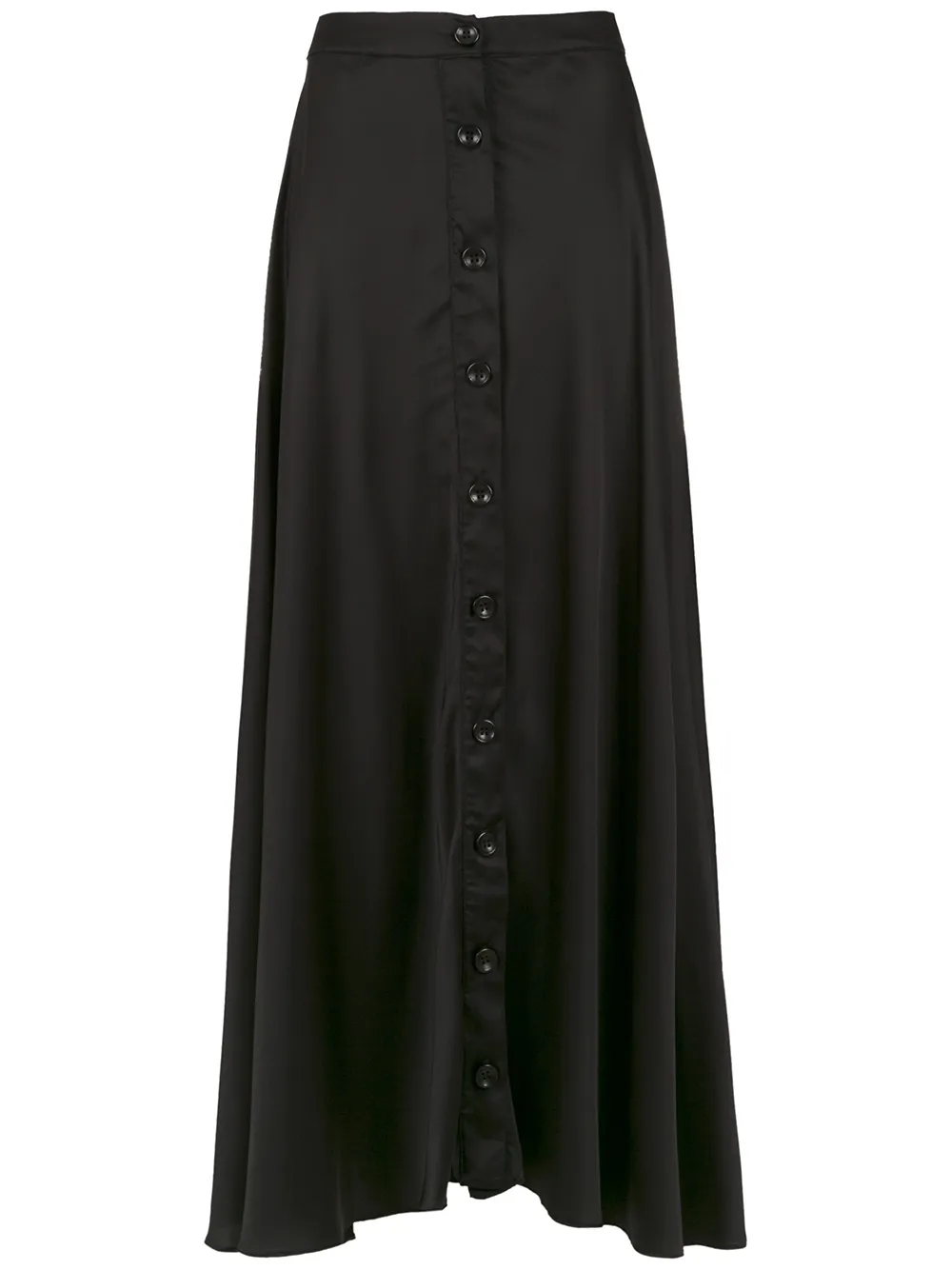 Amir Slama silk long skirt - Nero